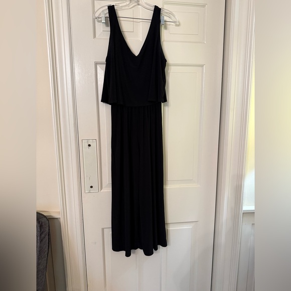 Tahari Classic Black Sleeveless Jumpsuit - Picture 4 of 4